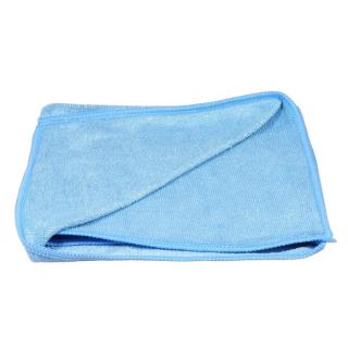 Mikrofasertuch Stretch Economy, 39 x 39 cm, Schlingenfrotteestruktur | blau feucht für Verschmutzungen und allgemeine Reinigung, trocken als Staubtuch